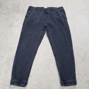 Taylor Stitch Apres Sashiko Jogger Pants XXL Mens Charcoal Organic Cotton